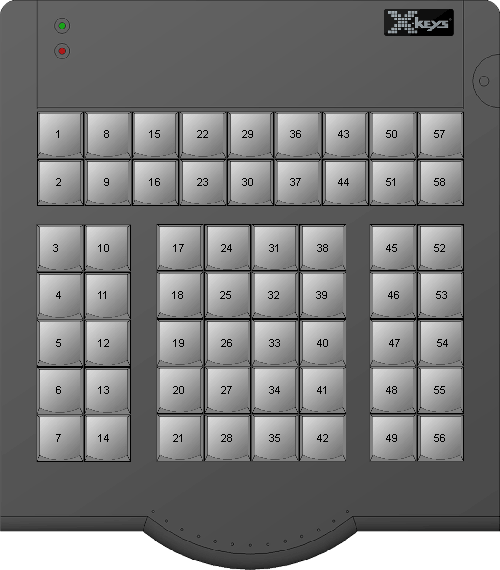 Numbered X-Keys Professional MWII